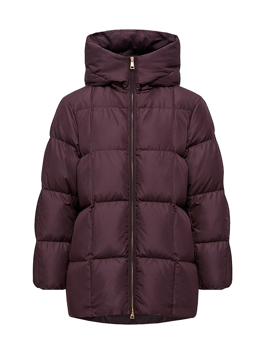 Women's Darbon Puffer Jacket - Burgundy - Size XL