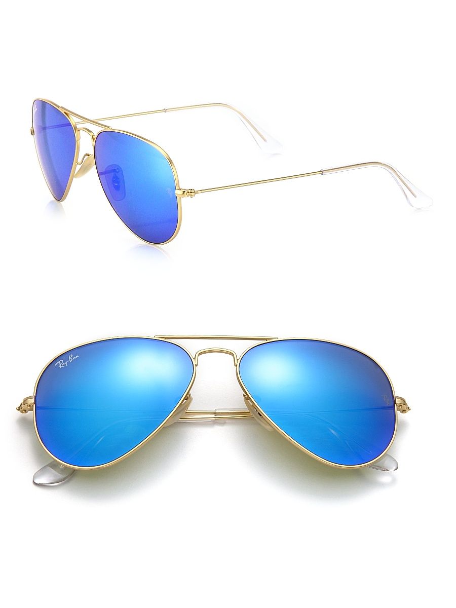 Women's Original 58MM Aviator Sunglasses - Blue