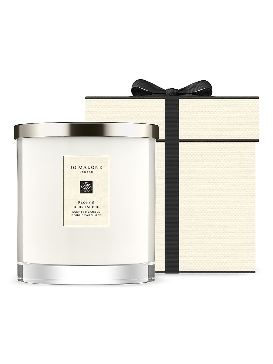 Peony & Blush Suede Luxury Candle