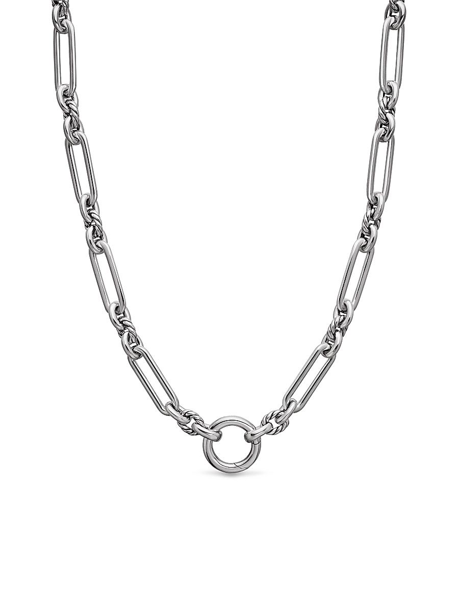 Women's Lexington Chain Necklace in Sterling Silver - Silver - Size 18