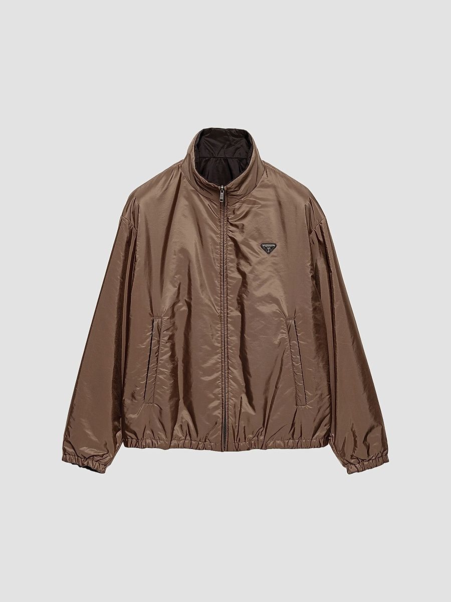 Men's Re-Nylon Jacket - Brown - Size XS