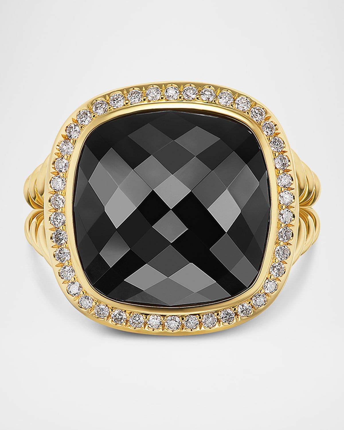Albion Ring with Gemstones and Diamonds in 18K Gold