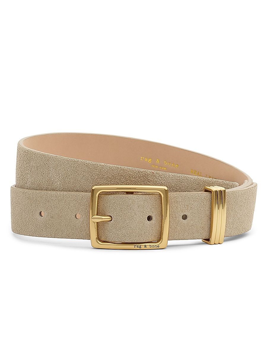 Women's X Boyfriend Belt 2.0 - Taupe Suede - Size Large
