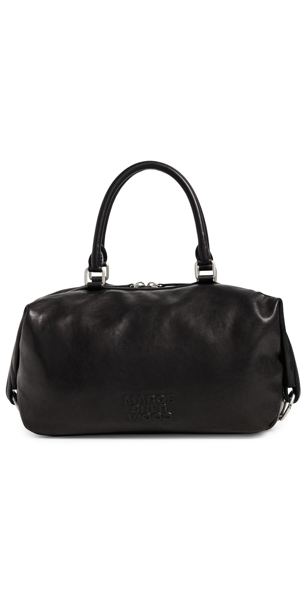 Marge Sherwood Dumpling Tote Black Washed Nappa One Size