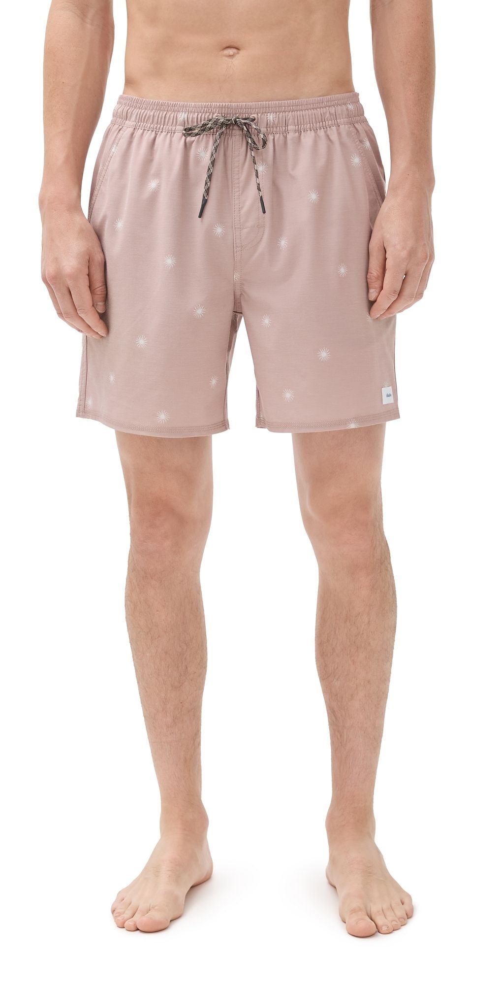 Katin Shine Volley Swim Trunks 7 Dusty Pink S