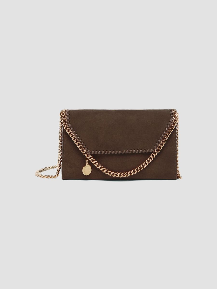 Stella McCartney Women's Mini Alter Faux-Suede Shoulder Bag - Moka
