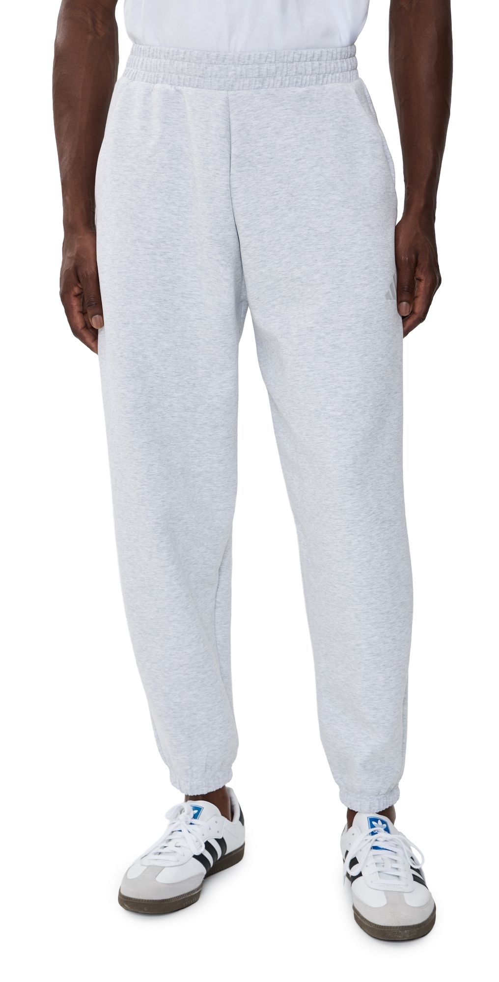 adidas Soft Lux Sweatpants Light Grey Heather XS