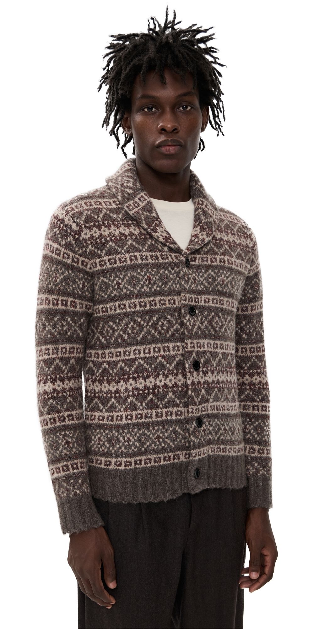 RAILS Kallio Wool Cardigan Amiata Fairisle XL