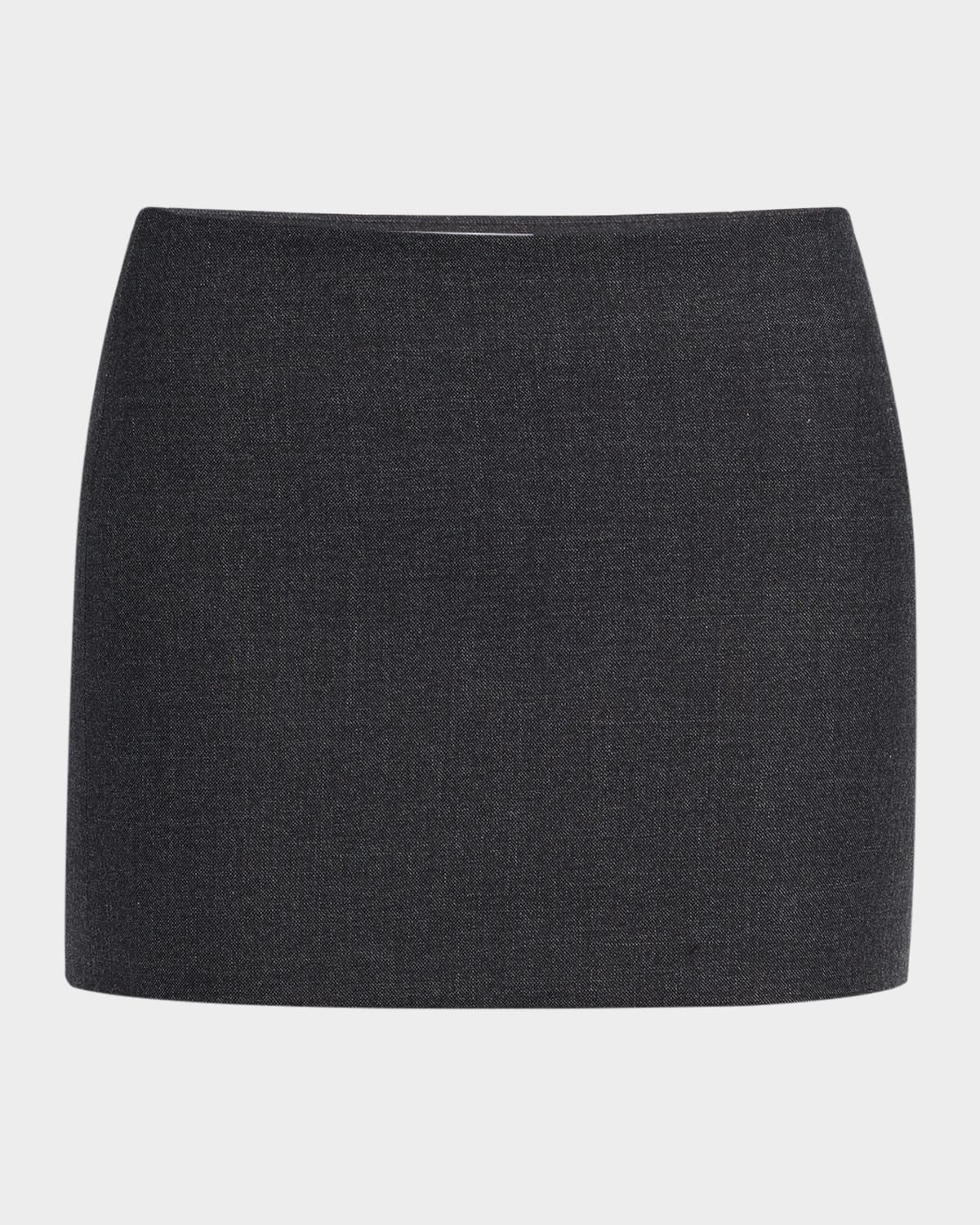 Wool Mini Skirt