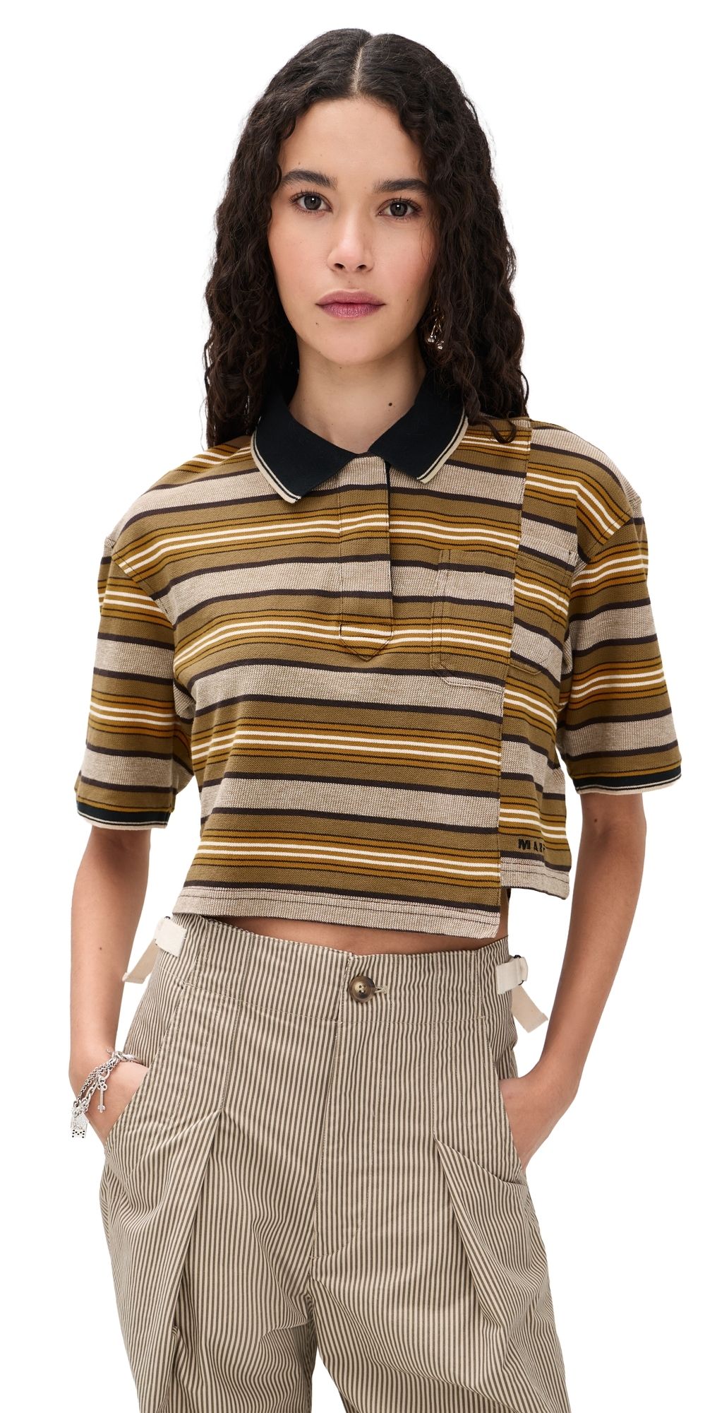 Isabel Marant Étoile Isalyne Polo Beige/Khaki 40