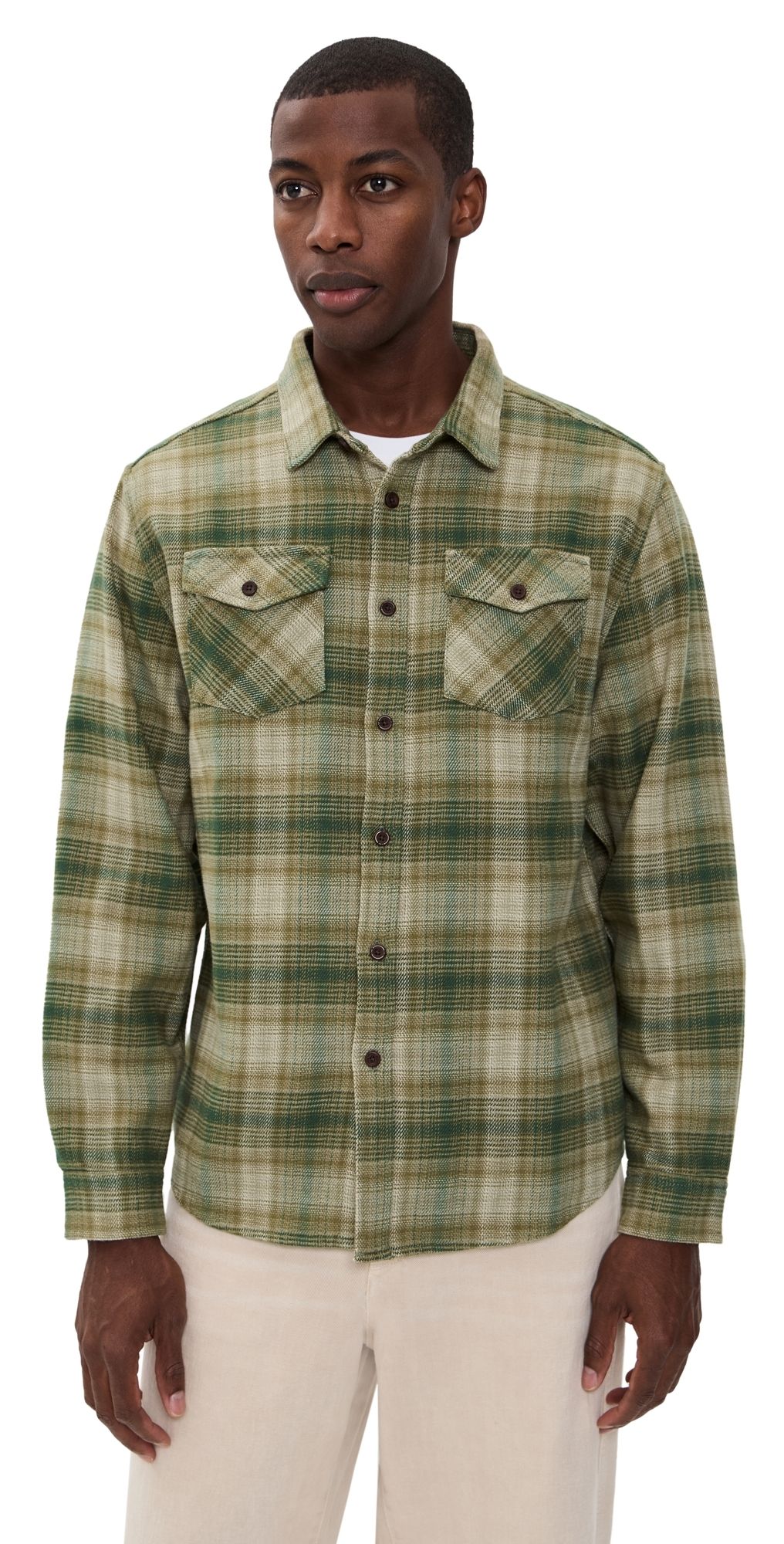 Katin Sierra Flannel Moss M