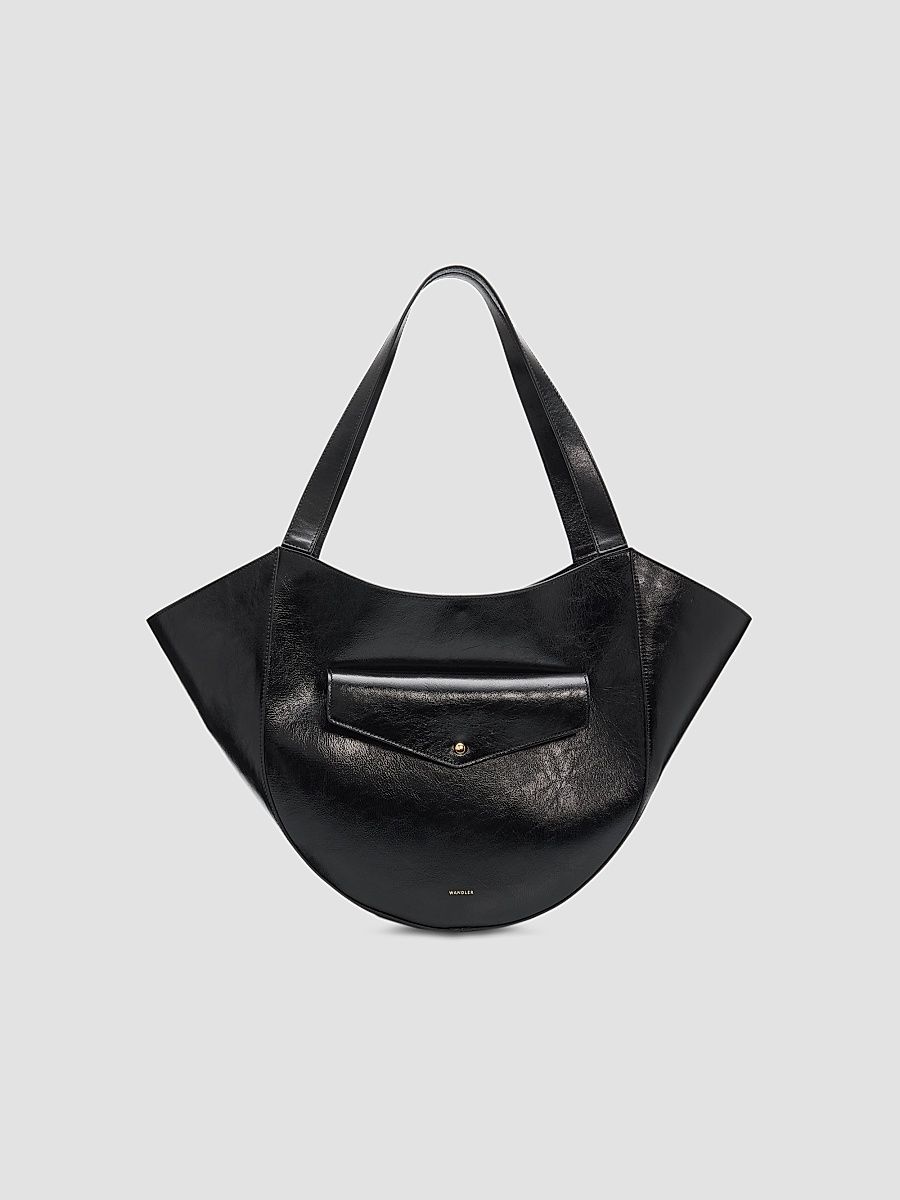 Wandler Women's Hortensia Slouch Tote - Black Glaze