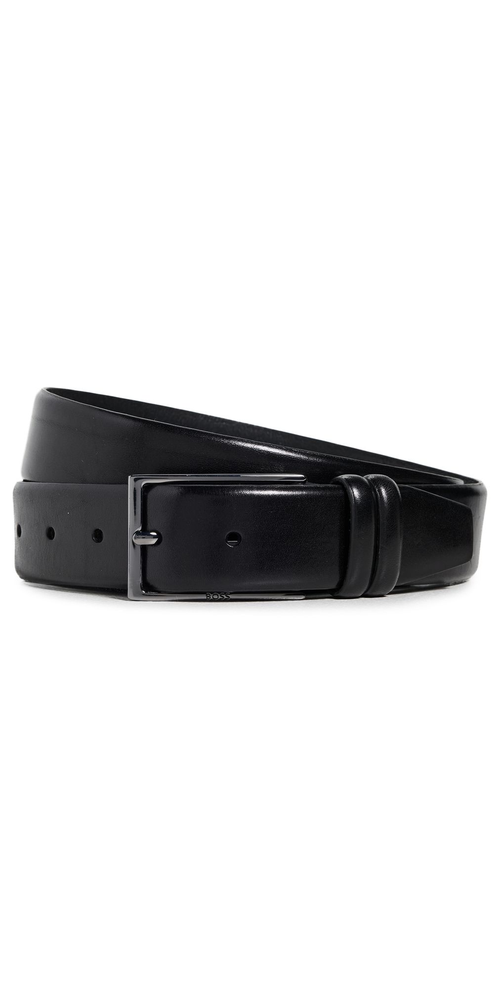 BOSS Carmello Leather Belt Black 30
