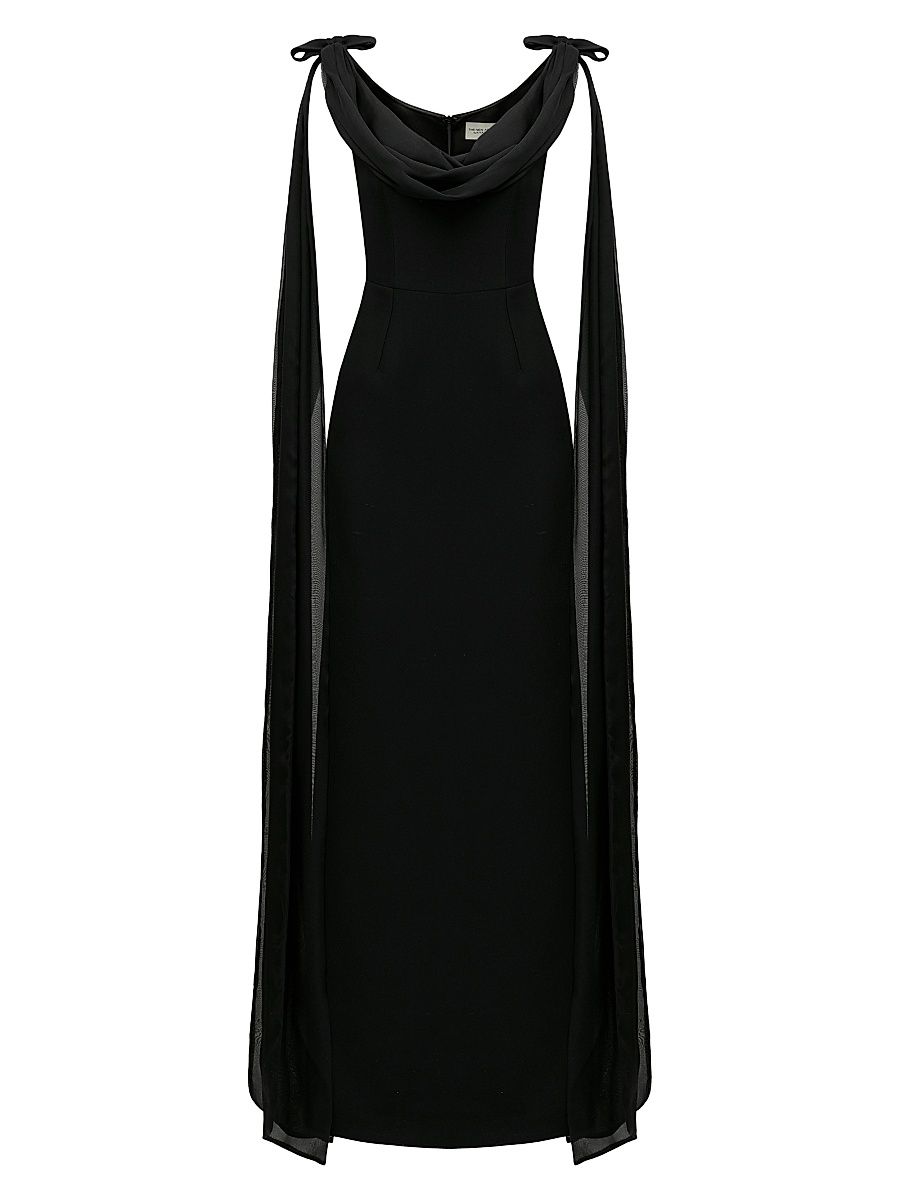 Women's Morticia Cowlneck Gown - Chez Castel - Size 8