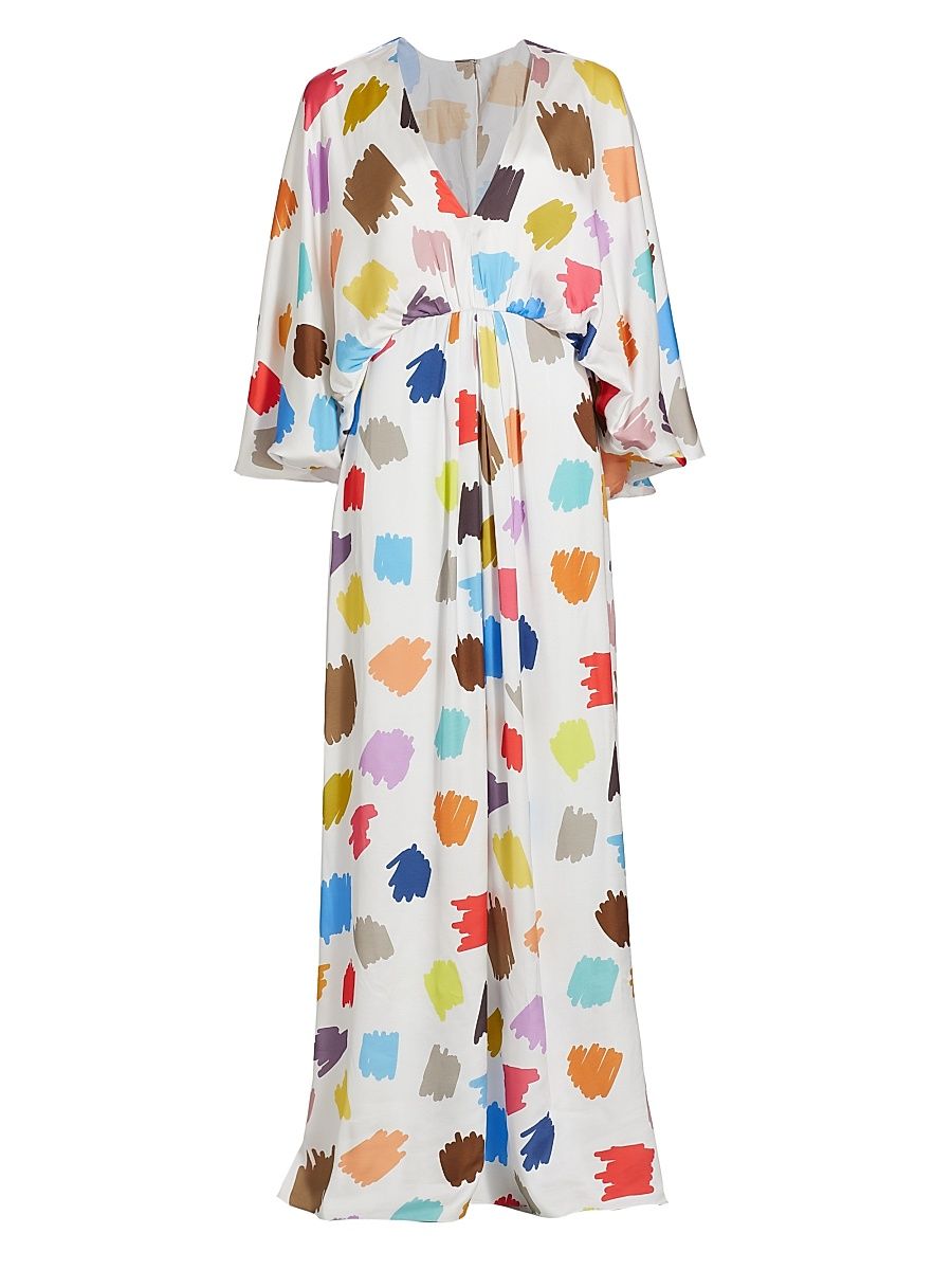 Women's Printed Maxi Dress - Size 0