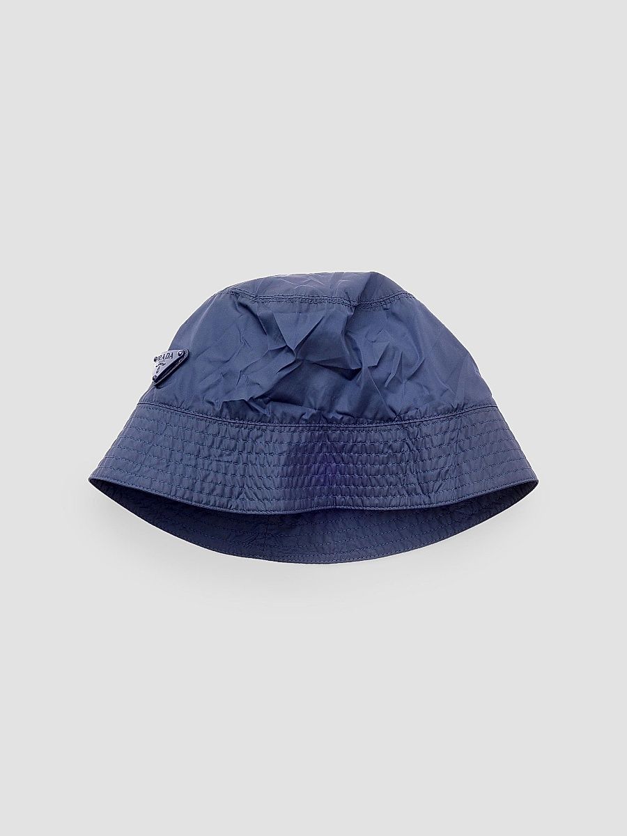 Women's Foldable Nylon Bucket Hat - Blue - Size Large