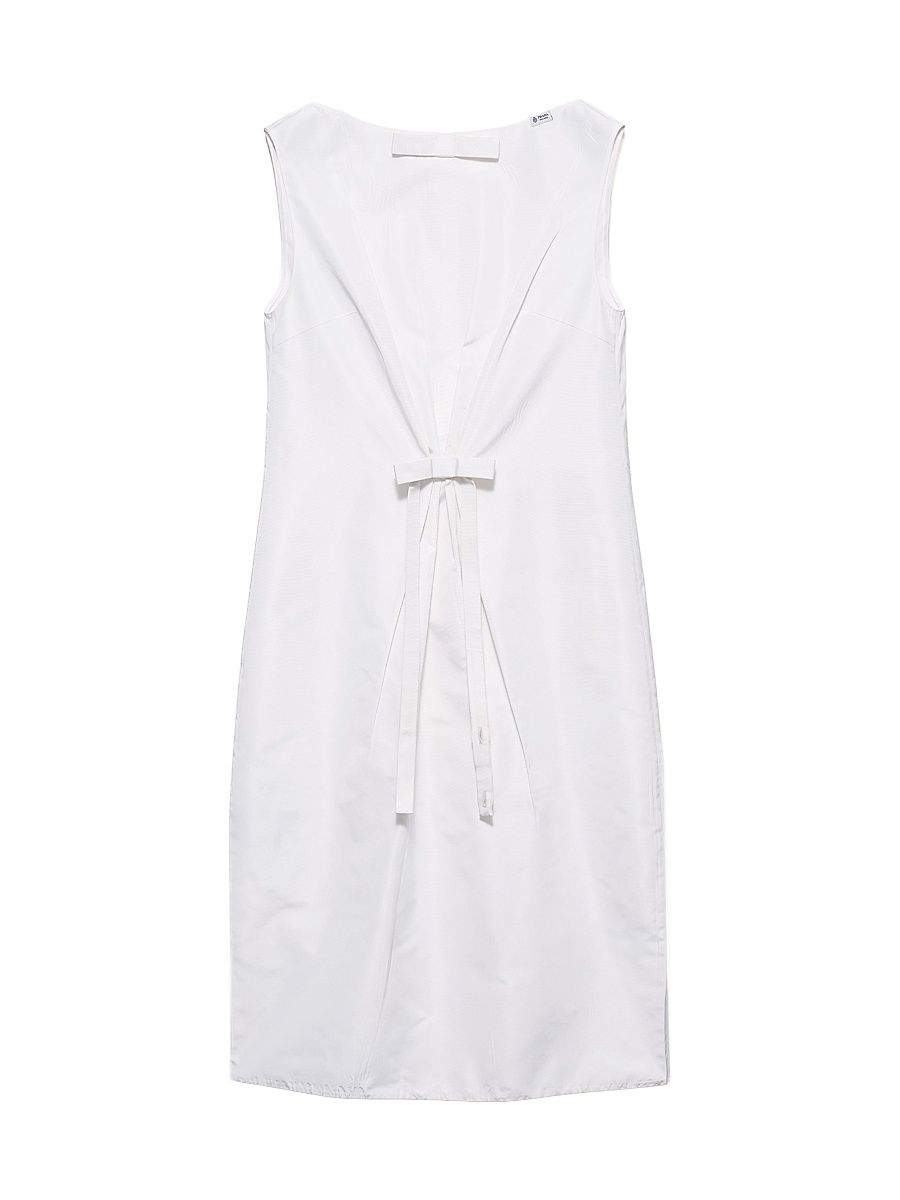Women's Faille Dress - White - Size 6