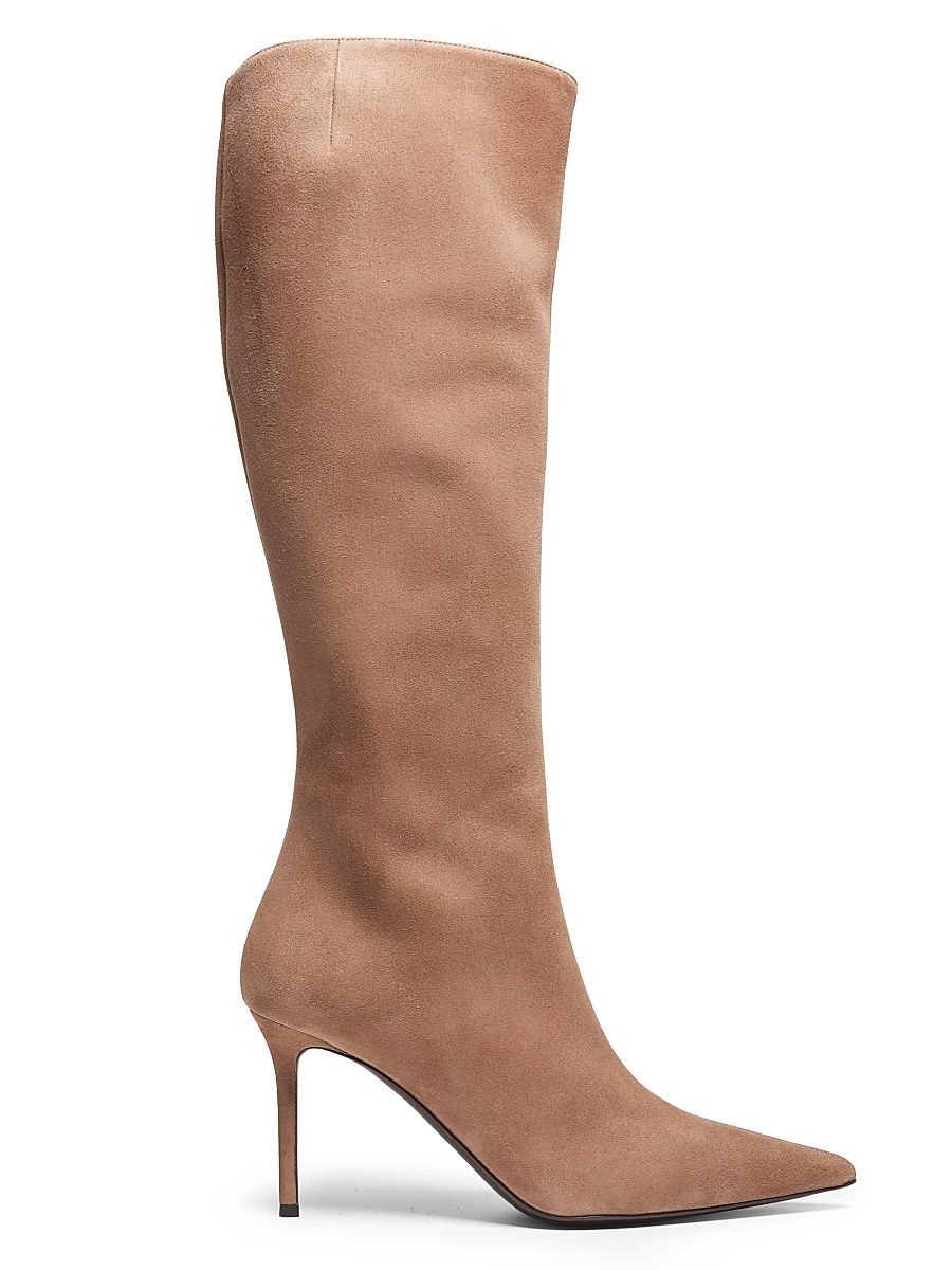 Women's 85MM Suede Knee-High Boots - Lepre - Size 11