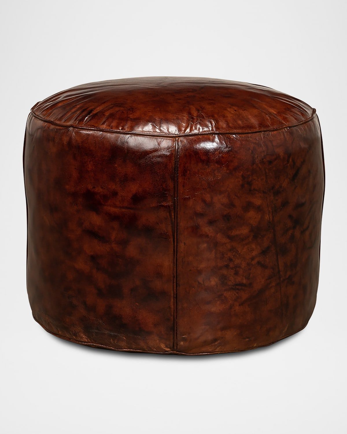 Soccer Ball Leather Stool