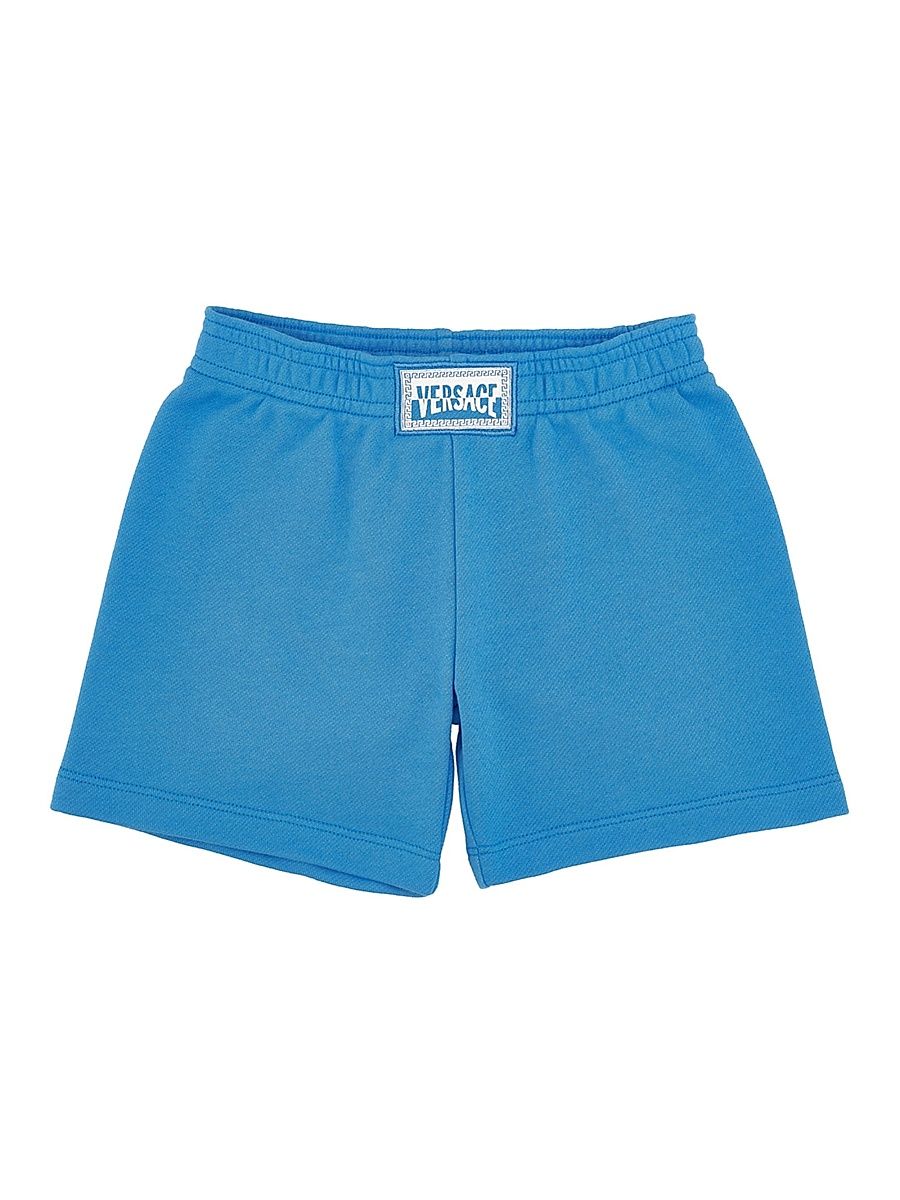Baby Boy's & Little Boy's Contrast Logo Fleece Shorts - Blue - Size 5