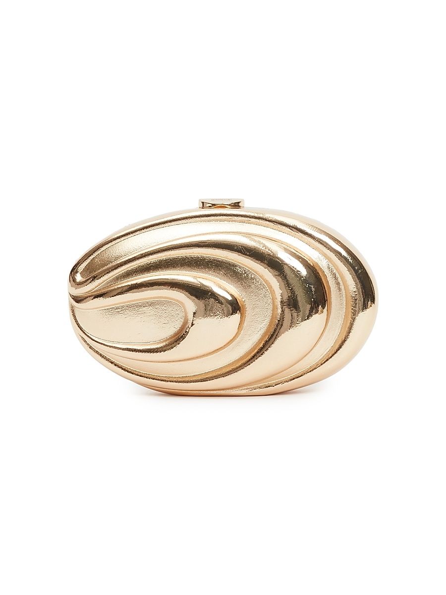 Women's Inez Oval Clutch - Silver