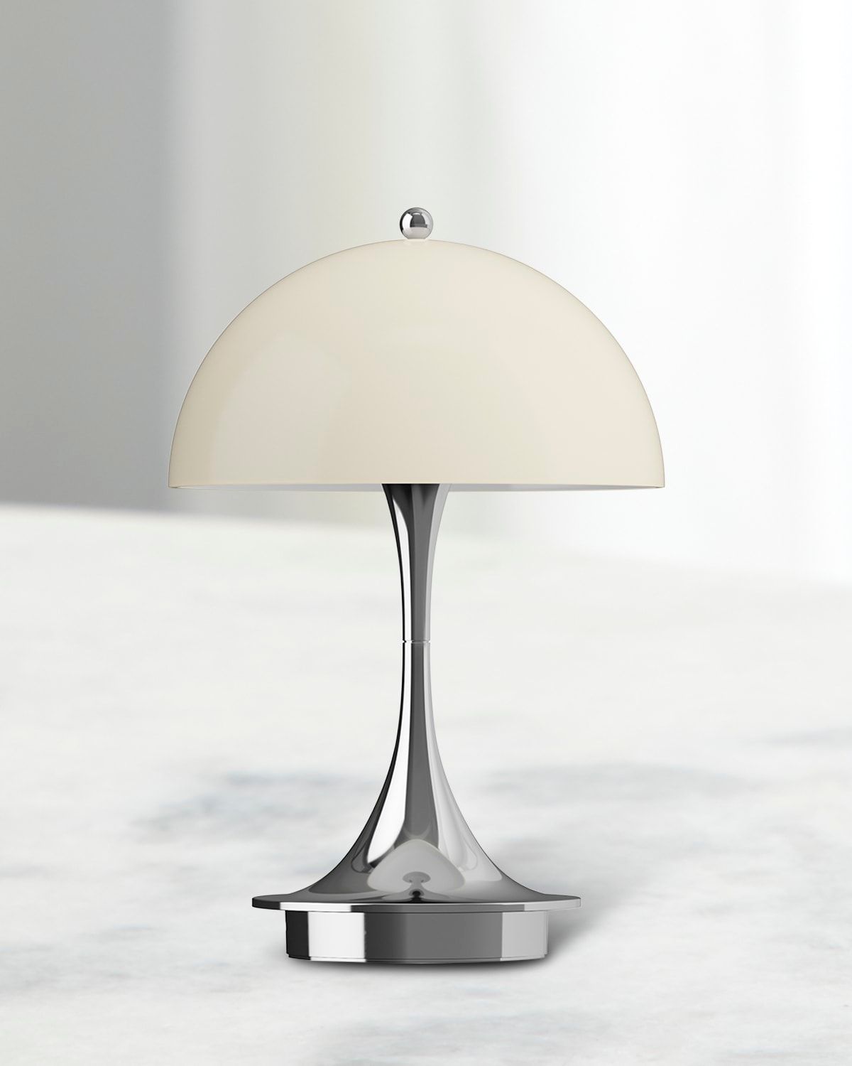 Panthella Portable Metal Table Lamp, 10"
