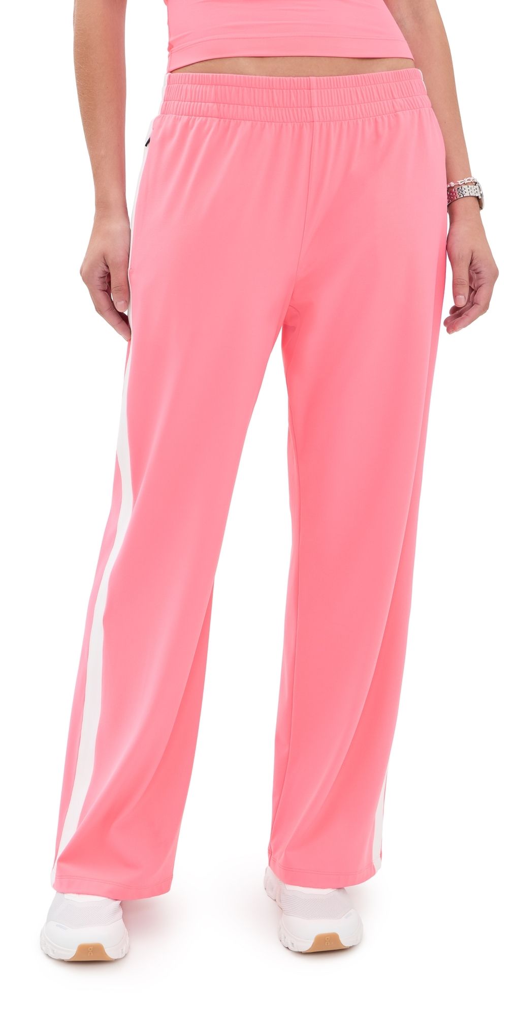 Splits59 Maxie Rigor Track Pants Strawberry/White M