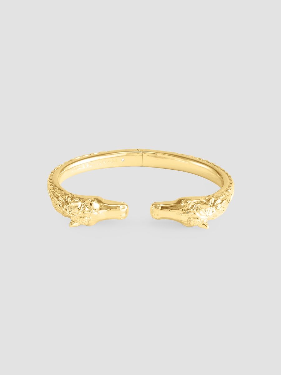 Anabel Aram Women's Cheval 18K-Gold-Plated Horse Cuff - Yellow Gold