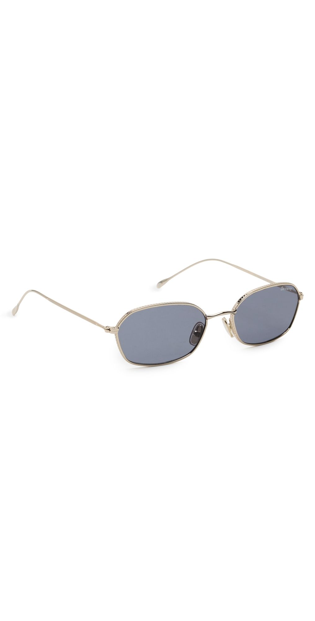 Illesteva East Houston Sunglasses Gold w/ Grey Flat One Size