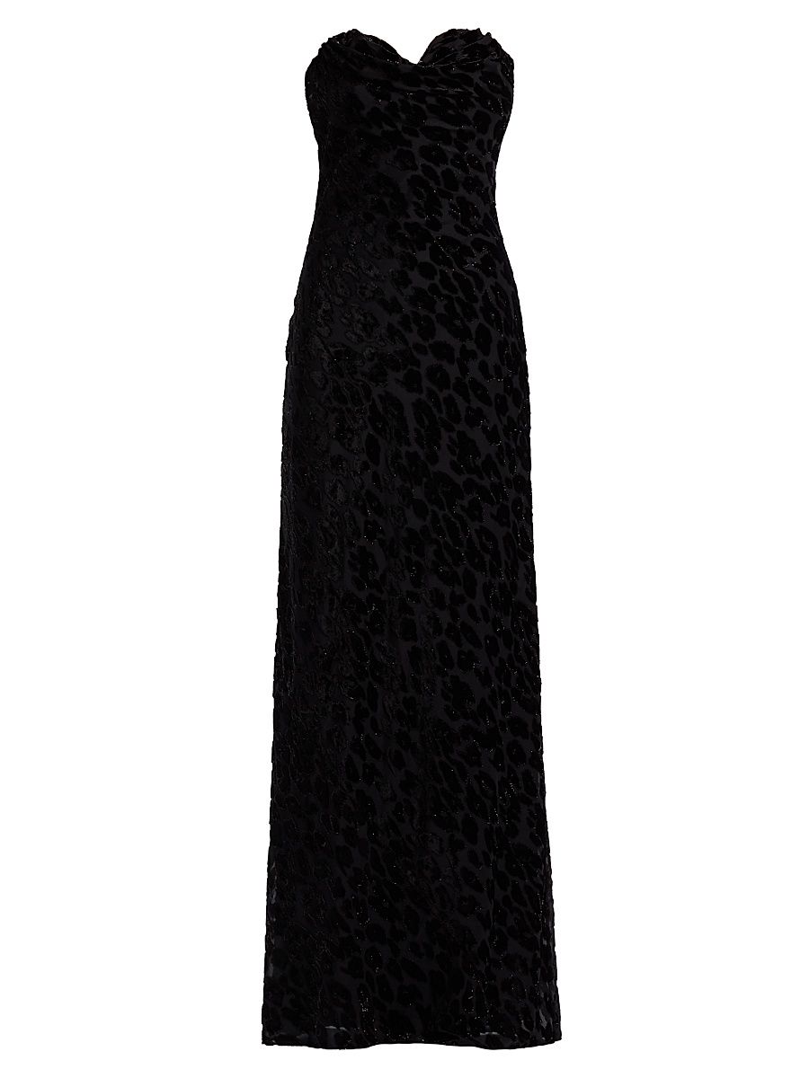Women's Anastasia Embroidered Gown - Black - Size 14