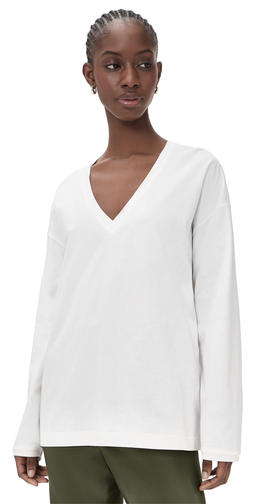 A. EMERY Persey Top Parchment M