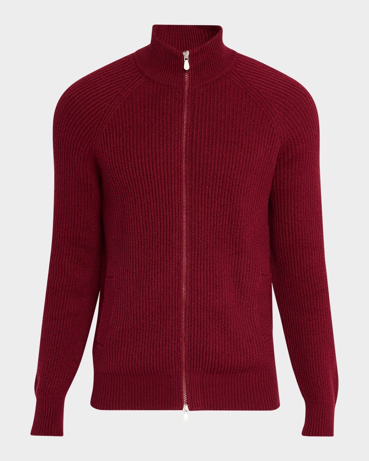 Men & apos;s Cotton Rib Full-Zip Cardigan