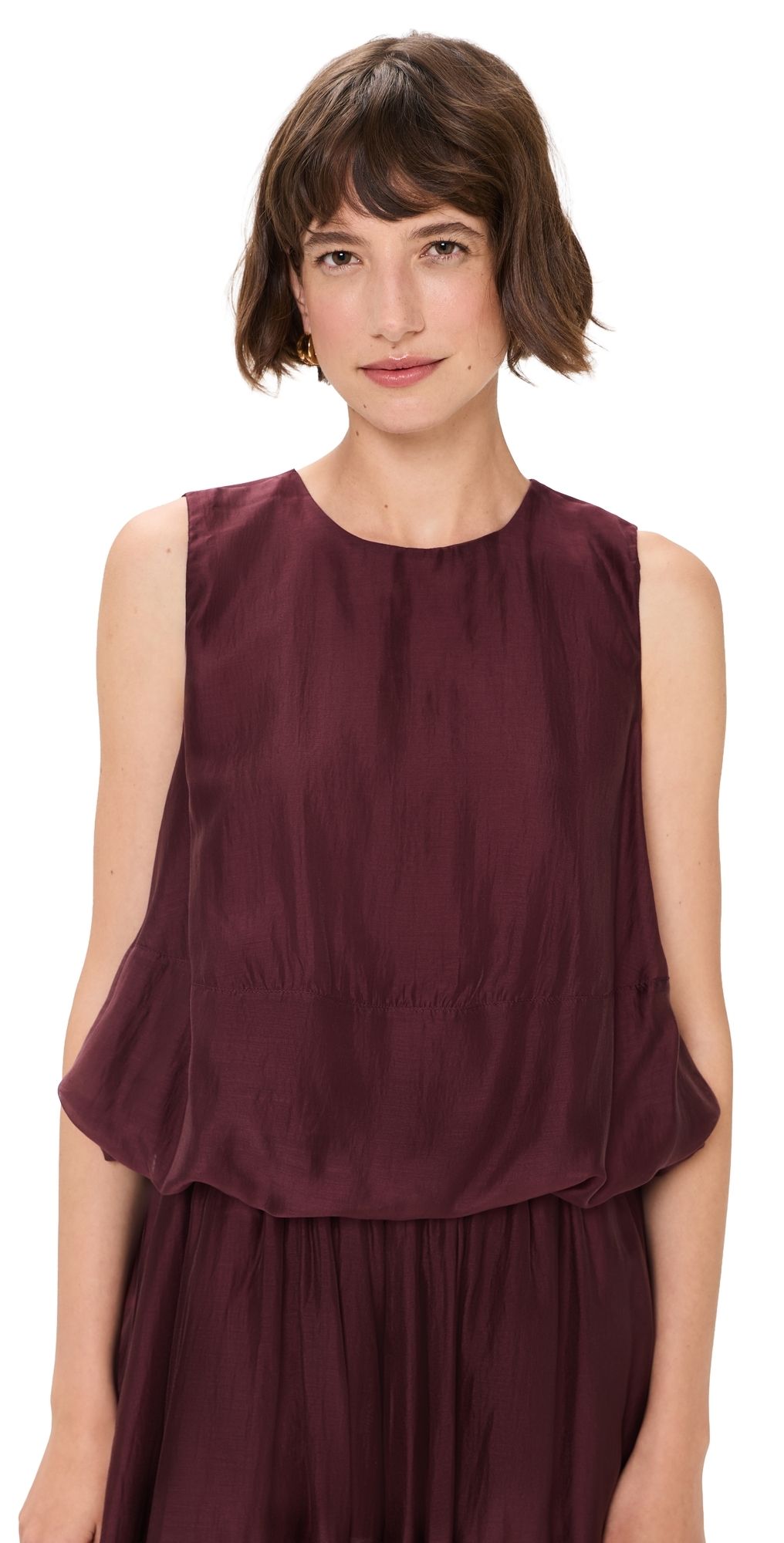 MEIMEIJ Sleeveless Balloon Top Sangria 46