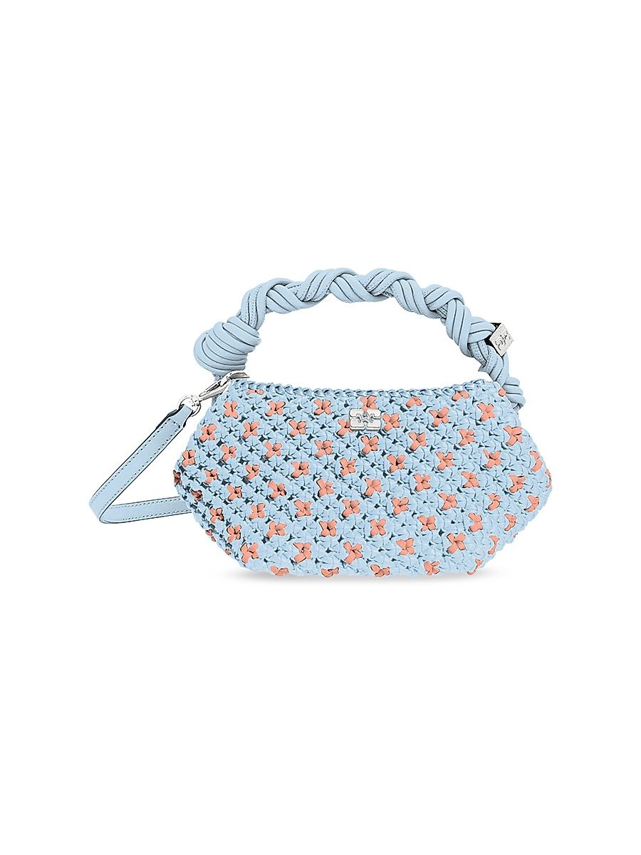 Women's Bou Mini Braided Top Handle Bag - Blue