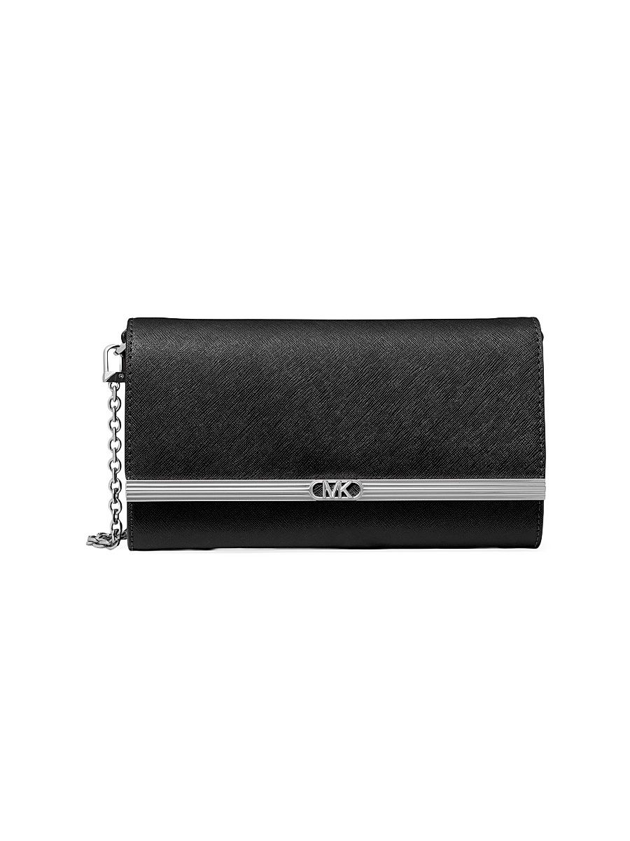 Women's Large East-West Clutch - Black