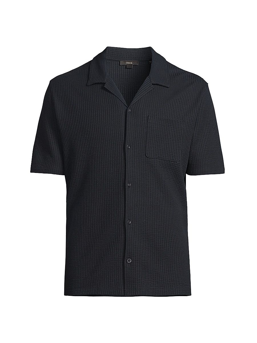 Men's Seersucker Cabana Shirt - Coastal - Size XXL