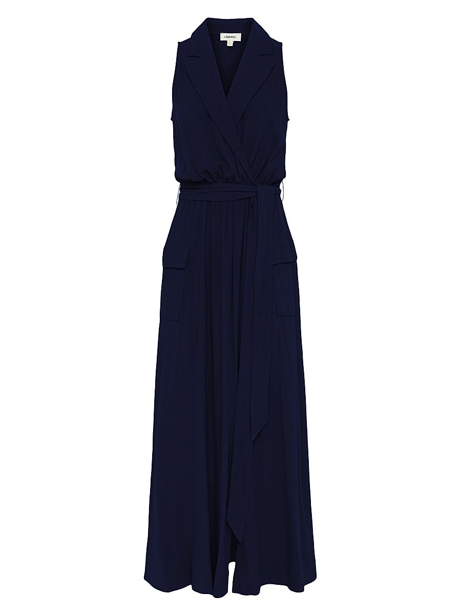 Women's Mayer Military Maxi Wrap Dress - Midnight - Size Large