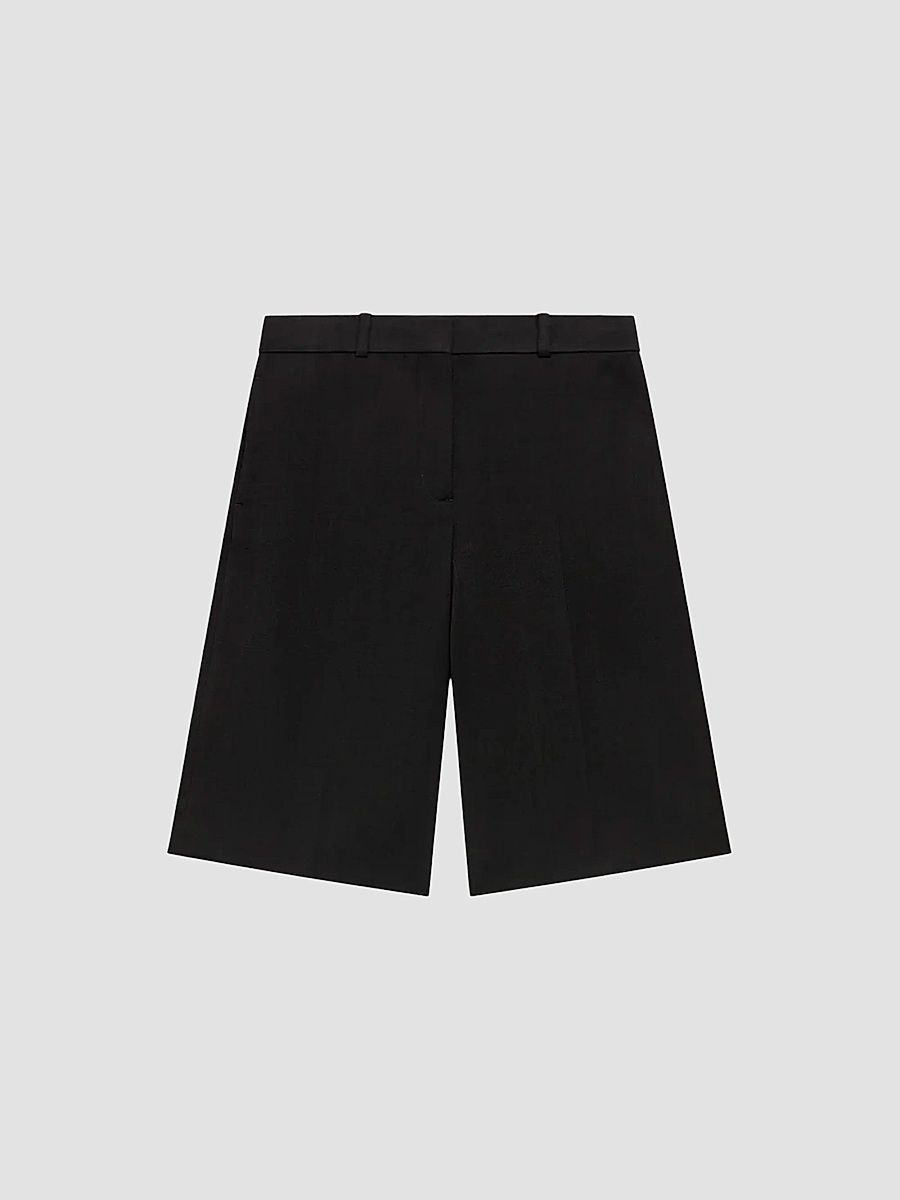 Women's Gingham Bermuda Pants - Black - Size 12