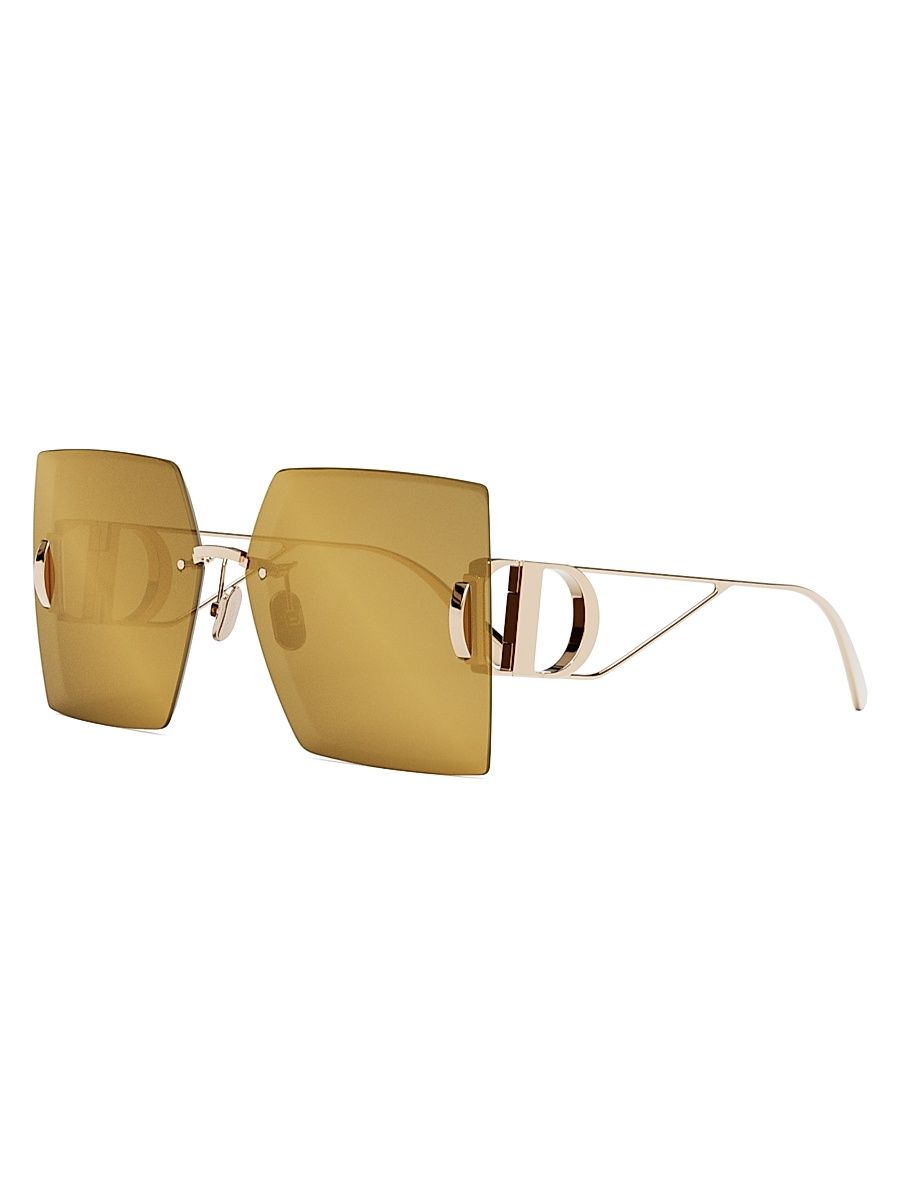 Women's 30Montaigne S7U 64MM Square Sunglasses - Shiny Gold