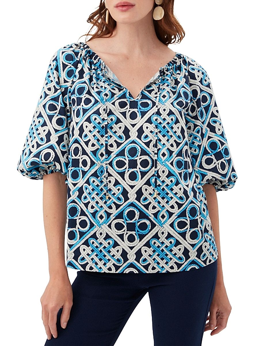 Women's Vista Las Palmas Arabesque Top - Size Medium