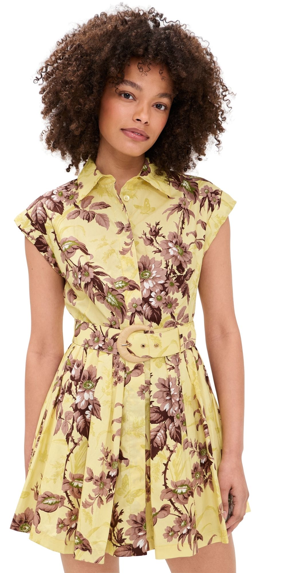 Cara Cara Octavia Mini Dress Windsor Lemon 10