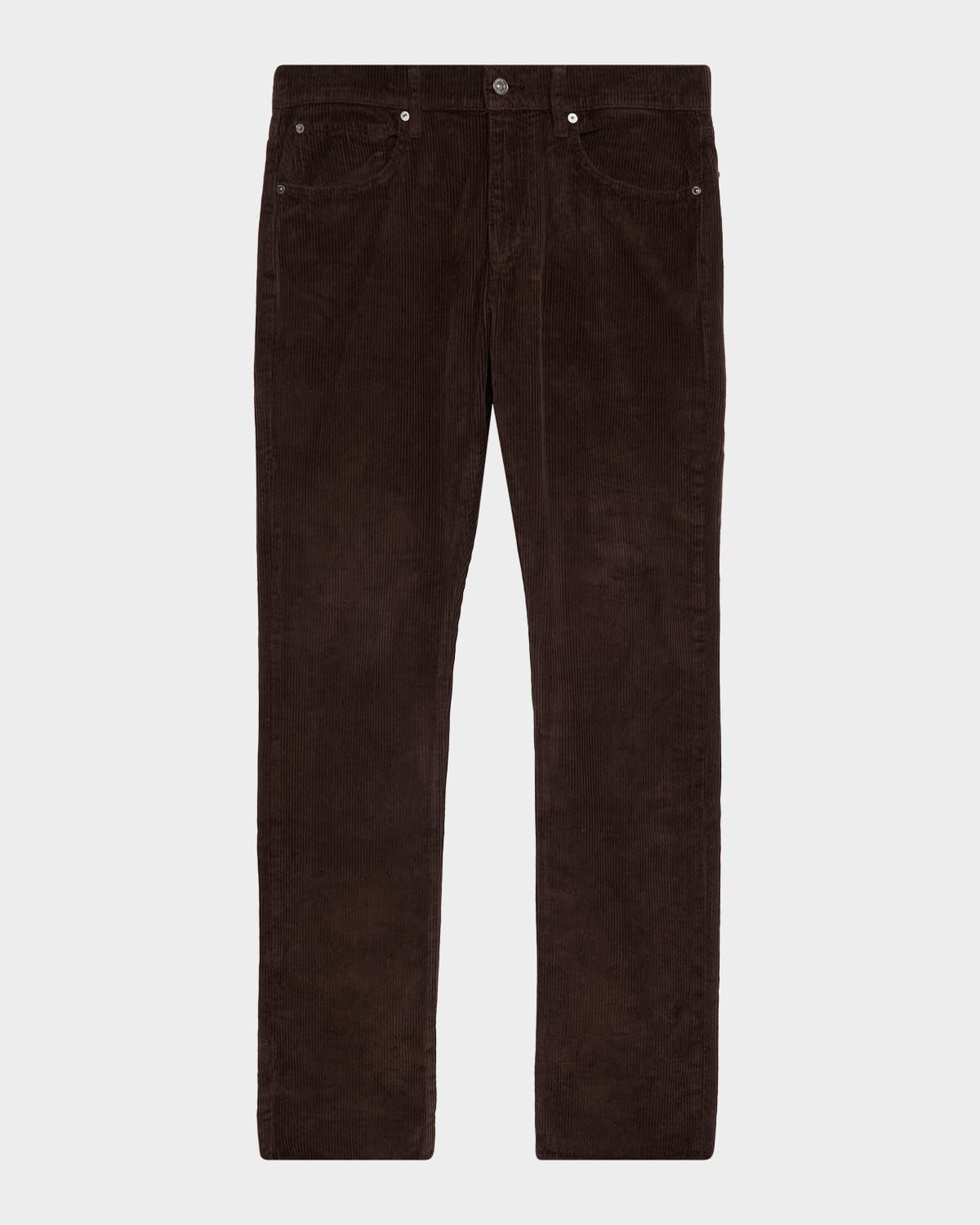 Men & apos;s Straight-Leg Corduroy Five-Pocket Pants
