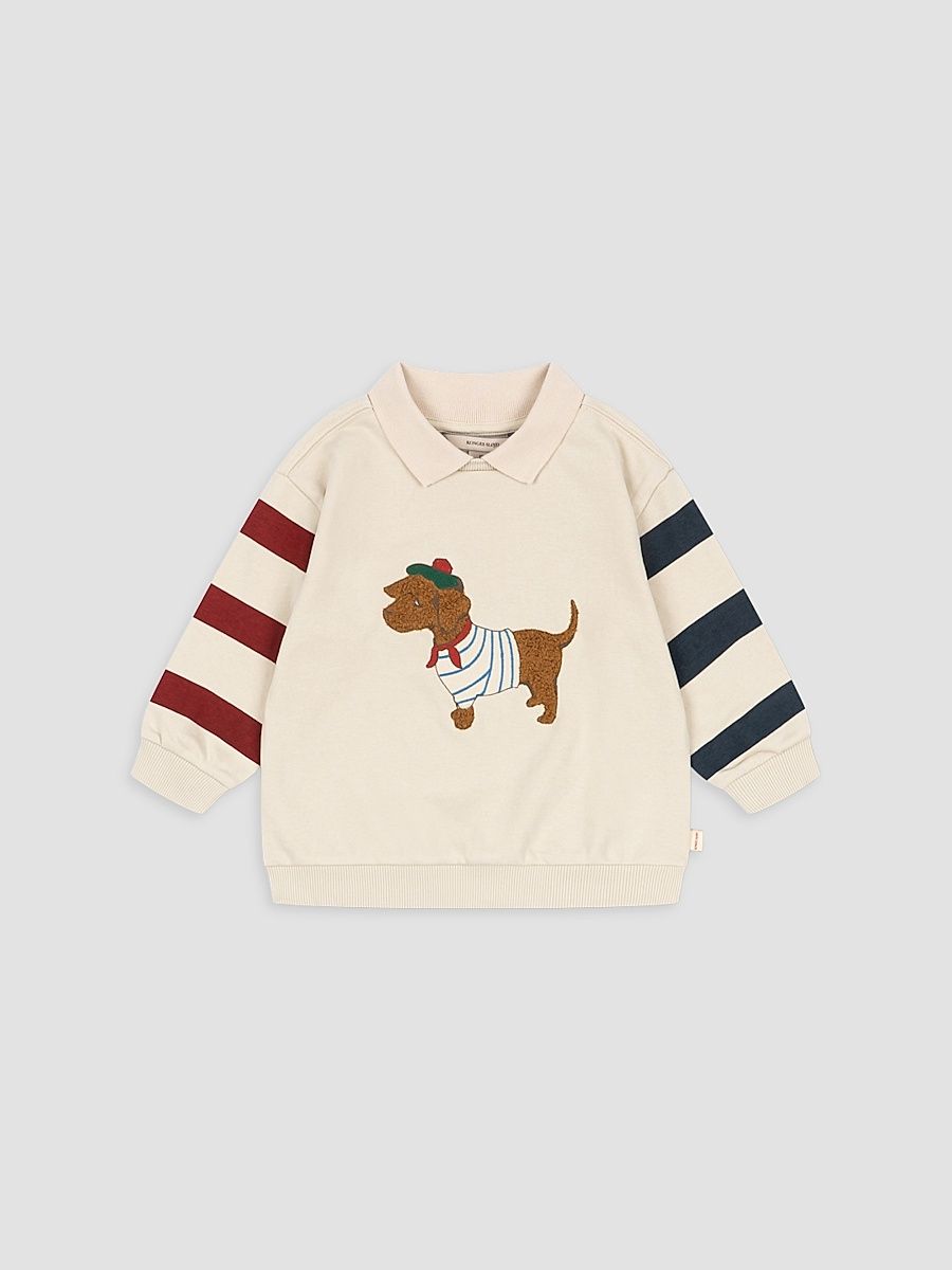 Baby Boy's,Little Boy's & Boy's Spotty Sweatshirt - Brown Rice - Size 9
