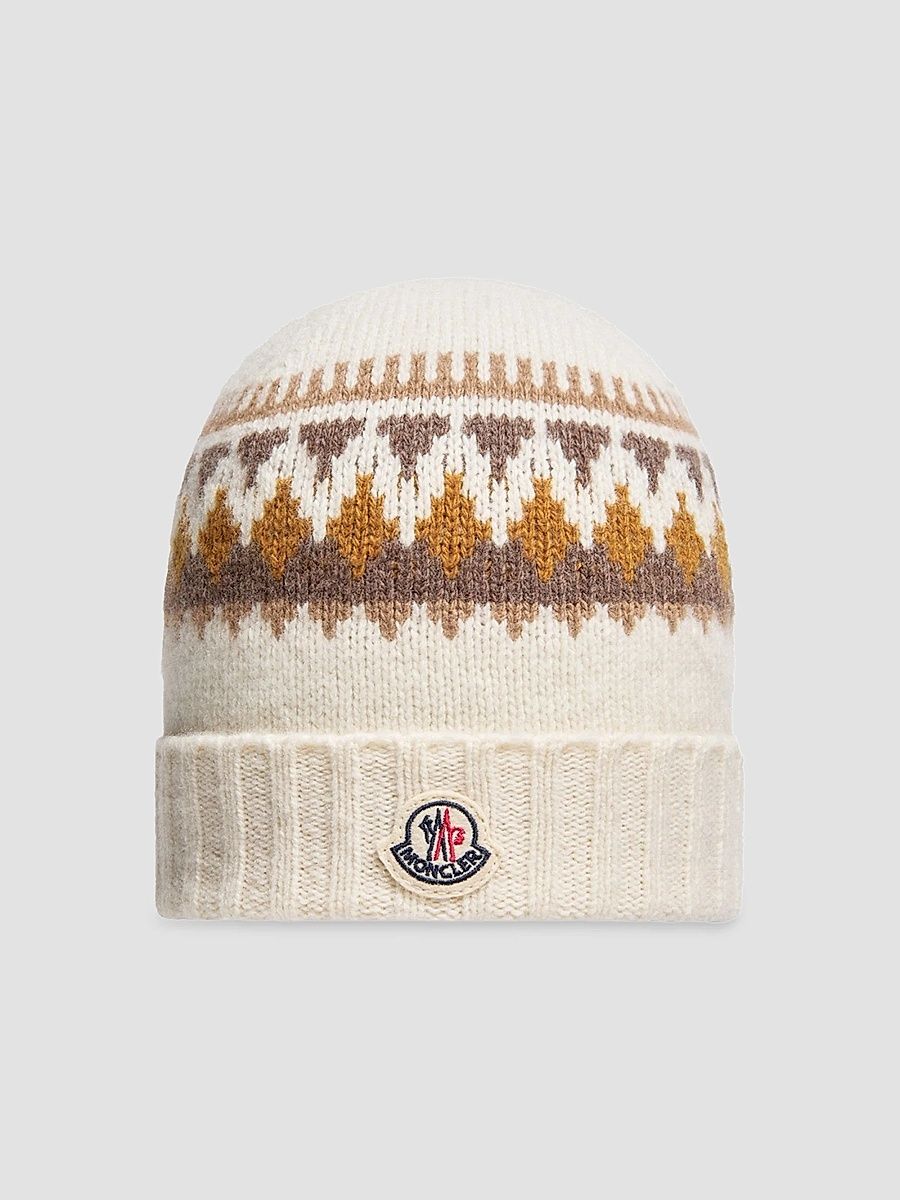 Baby Boy's & Little Boy's Beanie Hat in Wool & Cashmere - White - Size XS