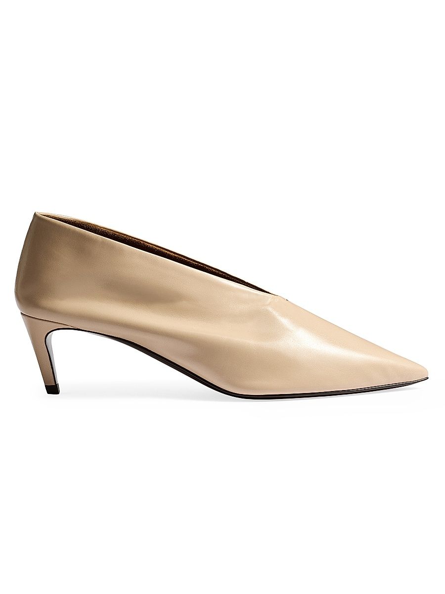 Women's Miriam 50MM Leather Pumps - Beige - Size 12