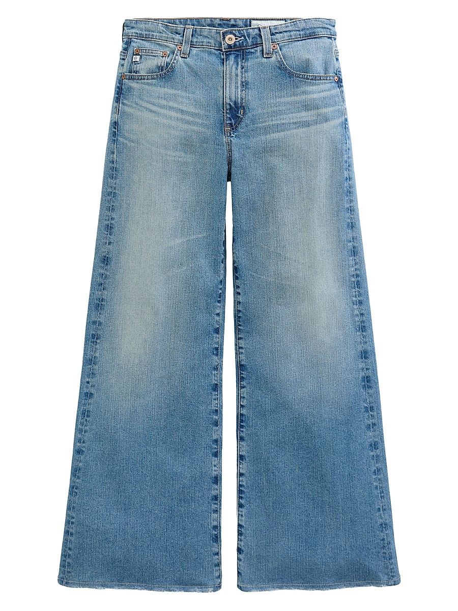 Women's Saige Wide-Leg Mid-Rise Jeans - Western Front - Size 31