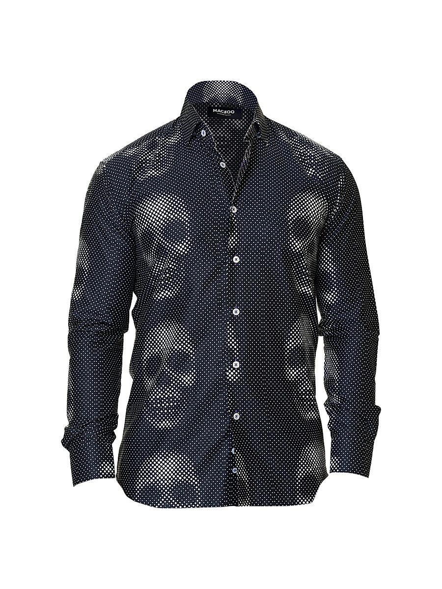 Men's Luxor Funky Skull Shirt - Black - Size XXXXL