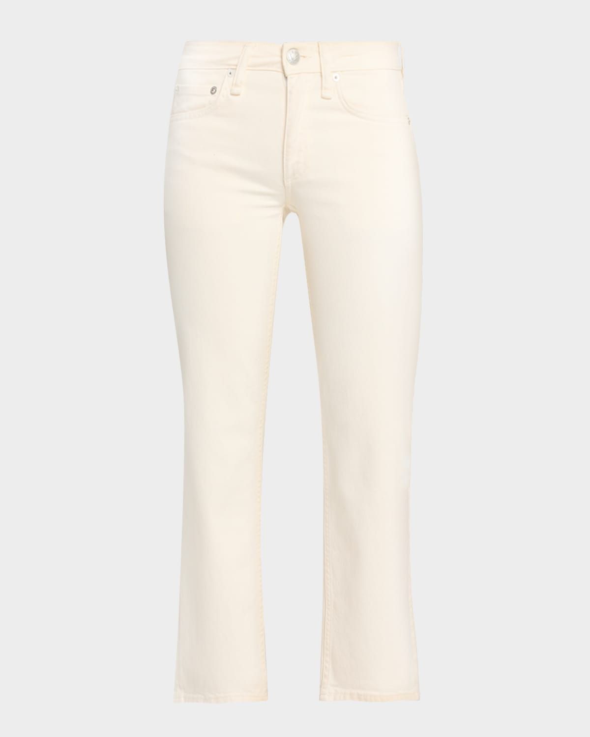 Harlow Low-Rise Ankle Straight Jeans
