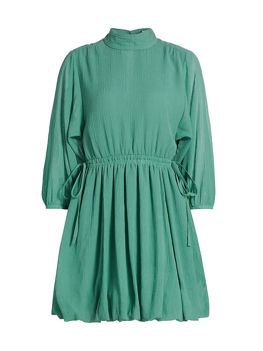 Women's Alex Bubble-Hem Minidress - Juniper - Size 6