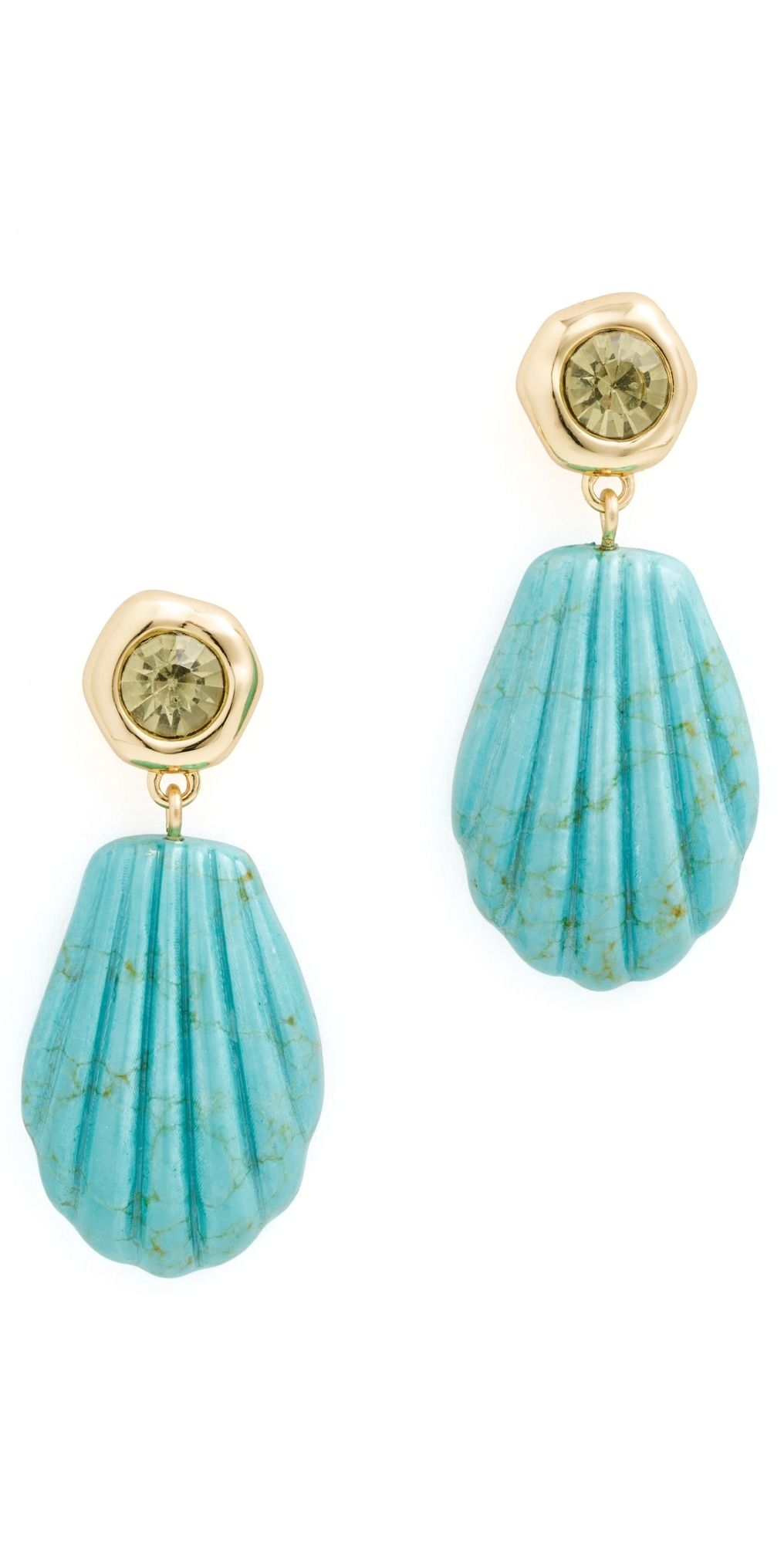 Mignonne Gavigan Natalia Drop Earrings Turquoise One Size
